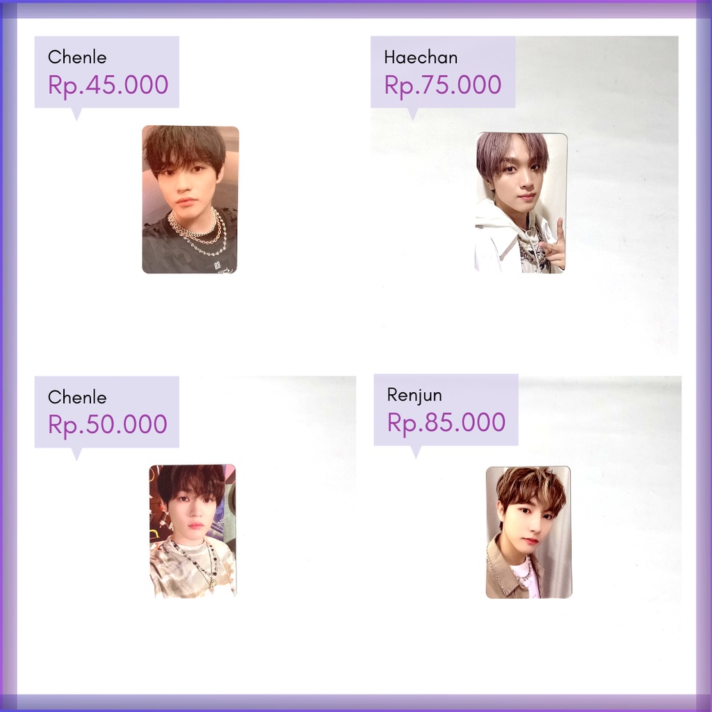 READY OFFICIAL PHOTOCARD PC NCT DREAM DREAMING LUGGAGE VERSI A VERSI B JISUNG CHENLE JENO JAEMIN REN