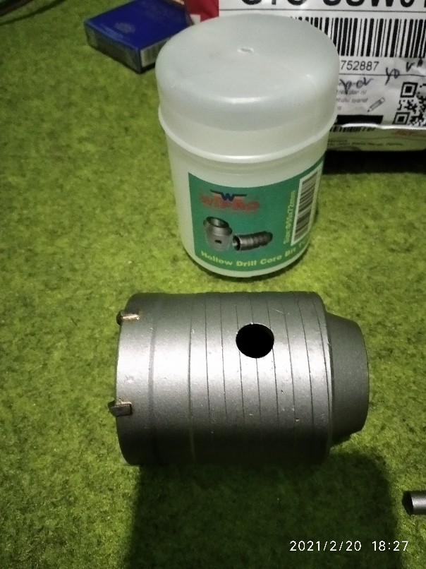 Hole Saw Beton Hollow Drill Core Bit Tct Size 55 Mm Wipro