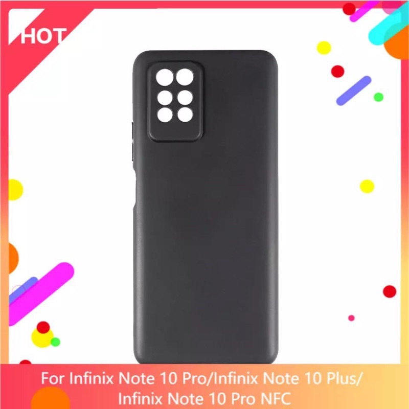 Softcase Infinix Note 10 Pro NFC Matte Slim Original List Macaron Infinix Note 10 Pro NFC