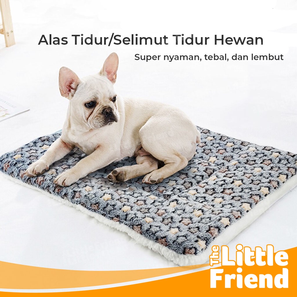 Alas Tidur Selimut Tebal Hewan Anjing Kucing Kelinci Pet Pad Lembut Hangat dan Nyaman