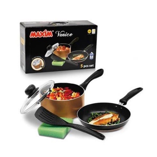 [ Maxim ] Panci set / Cookware set Maxim Venice 5 Set