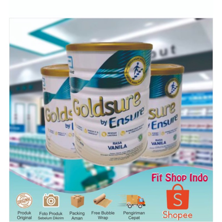 

Goldsure Vanila 900 gr Goldsure by Ensure Vanila 900 gr Susu Nutrisi Dewasa
