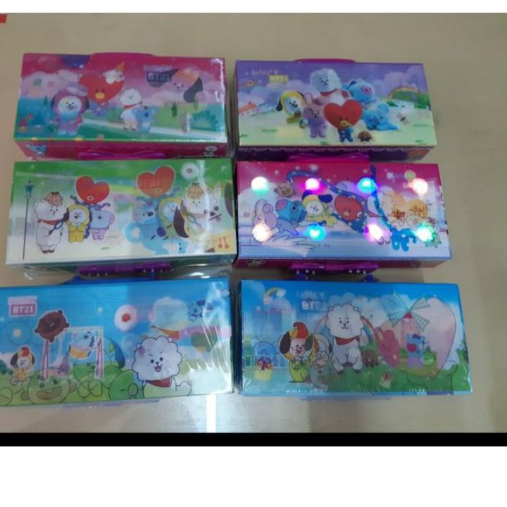

➥Kirim Langsung✯ GFYZK kotak pensil KODE password ada LAMPU/pencil case/KODE LED 39 Best Produk