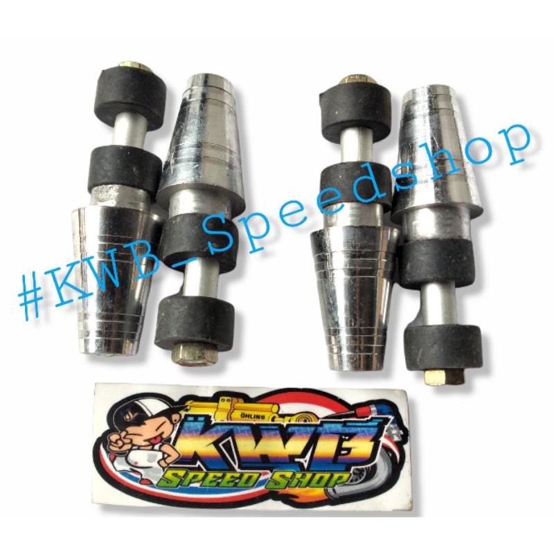 Jalu stang bandul stang runcing cnc almunium universal 1set sepasang