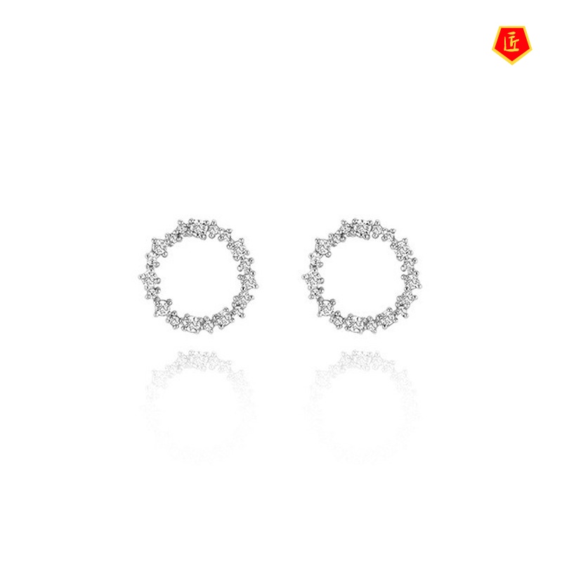 [Ready Stock]Silver Necklace Women's Diamond Pendant Necklace Simple Fashion All-Matching