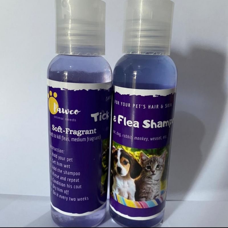 Pawco Tick &amp; Flea Shampoo Anti Kutu Kucing Anjing Kelinci Pet Cat Dog Grooming Shampo Sampo Obat S