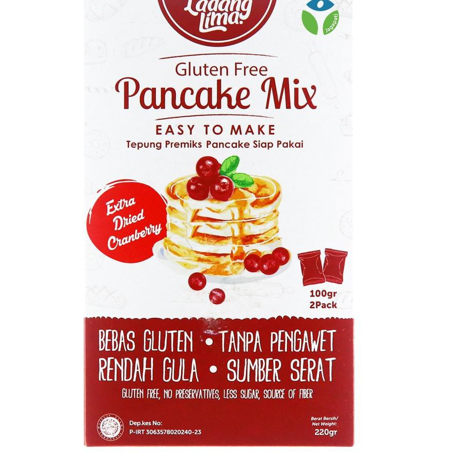 

[Terkeren Se-RI] Ladang Lima - Tepung Pancake Mix 220gr - Bebas Gluten - Jagapati