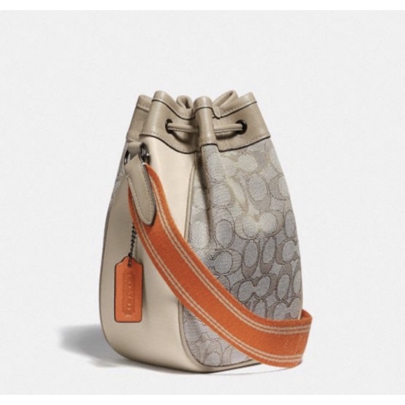 Coach Drawstring Marble Bag In Signature Jacquard (C3782)