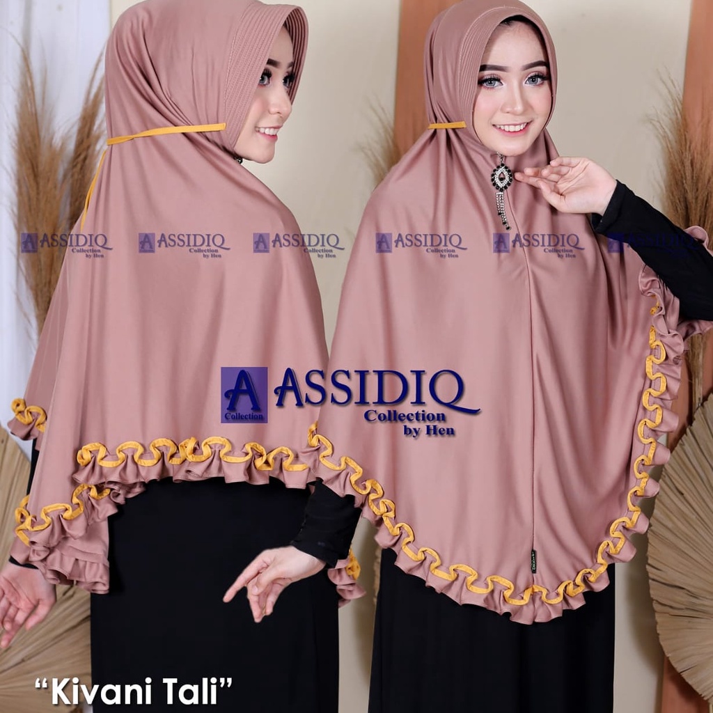 JILBAB KHIMAR/HIJAB JUMBO ORI ASSIDIQ KIVANI / JILBAB MURAH PED ANTEM INSTAN