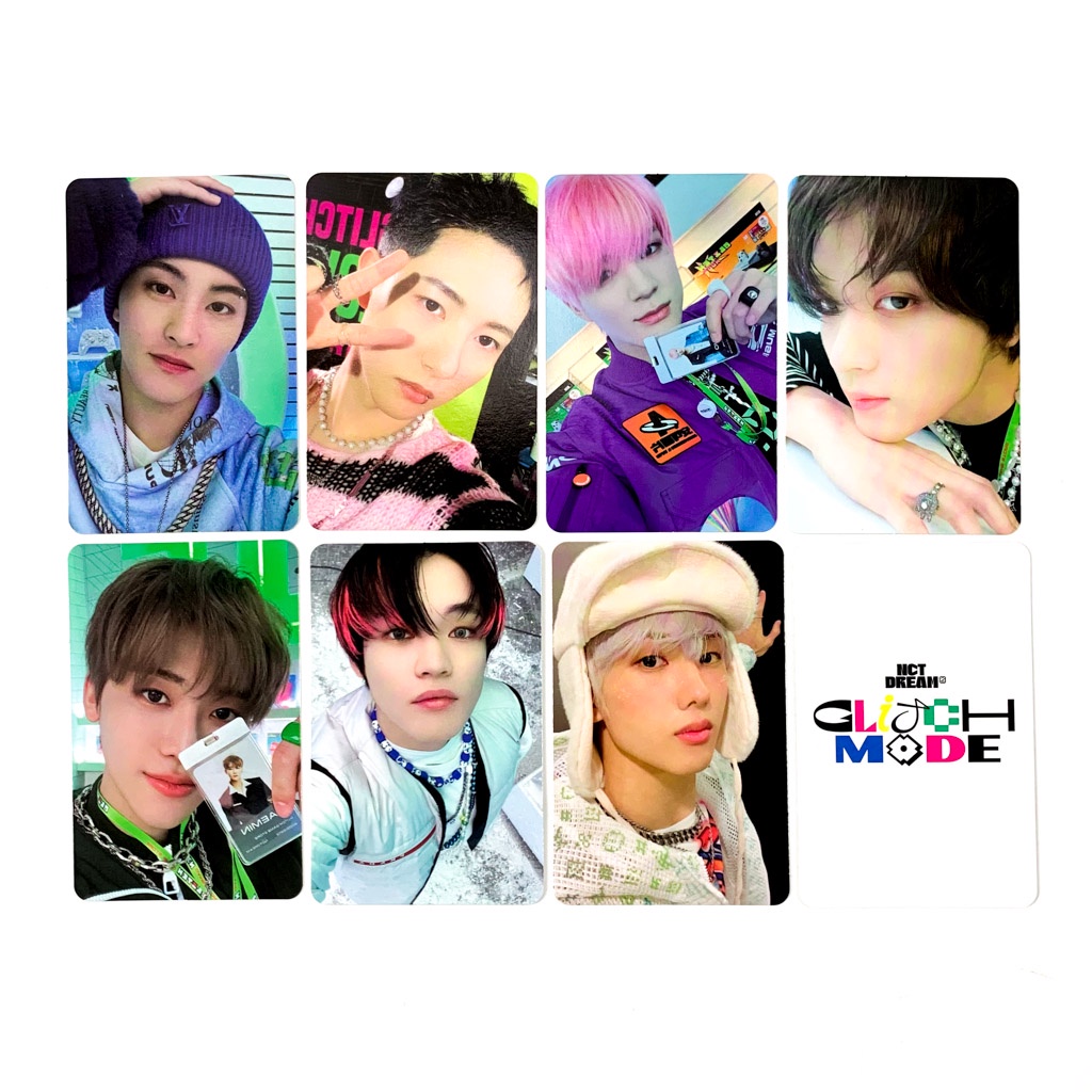 [sharing] NCT DREAM - Glitch Mode SGS / SM GLOBAL SHOP Photocard Benefit