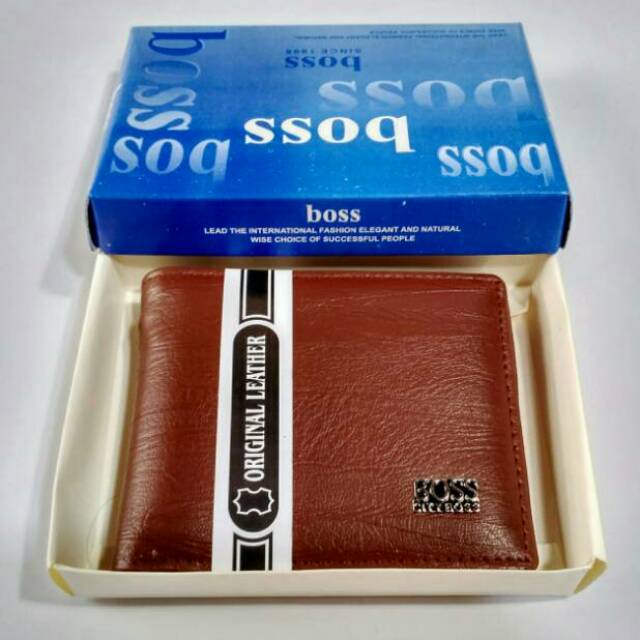 Dompet Pendek Cowok Kulit Sintetis Lipat Slop Kartu Murah NR_Outfit Official COD