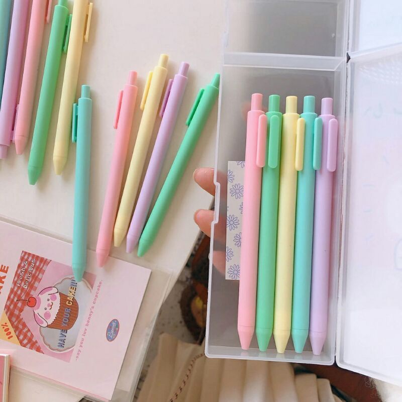 

pulpen mekanik warna pastel macaron morandi pena aesthetic ( Ridhl Stuff )