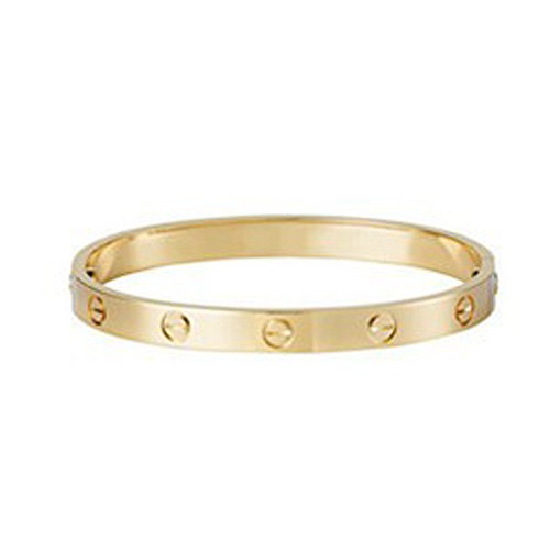 ★ Cayman ★ Gelang Magnetic Wanita Titanium Bangle Korea Bracelet Jewelry Men Women jew20-Circle Gold