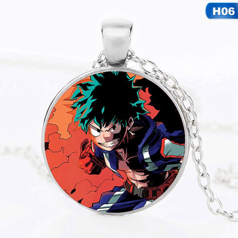 Fancyqube Anime Boku No My Hero Academia Necklace Pendant Girls Anime Jewelry Cosplay Gift