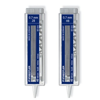

Staedtler Micrograph Leads 0.5 dan 0.7 2B/HB - isi pensil mekanik ( isi 40 )