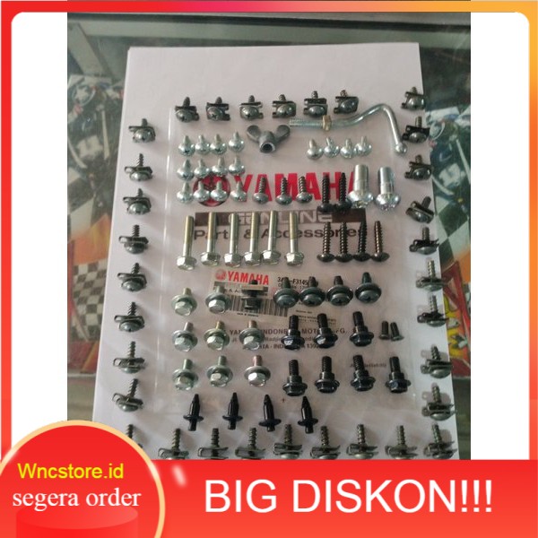 baut lengkap full body motor mio j mio gt  FI ORI