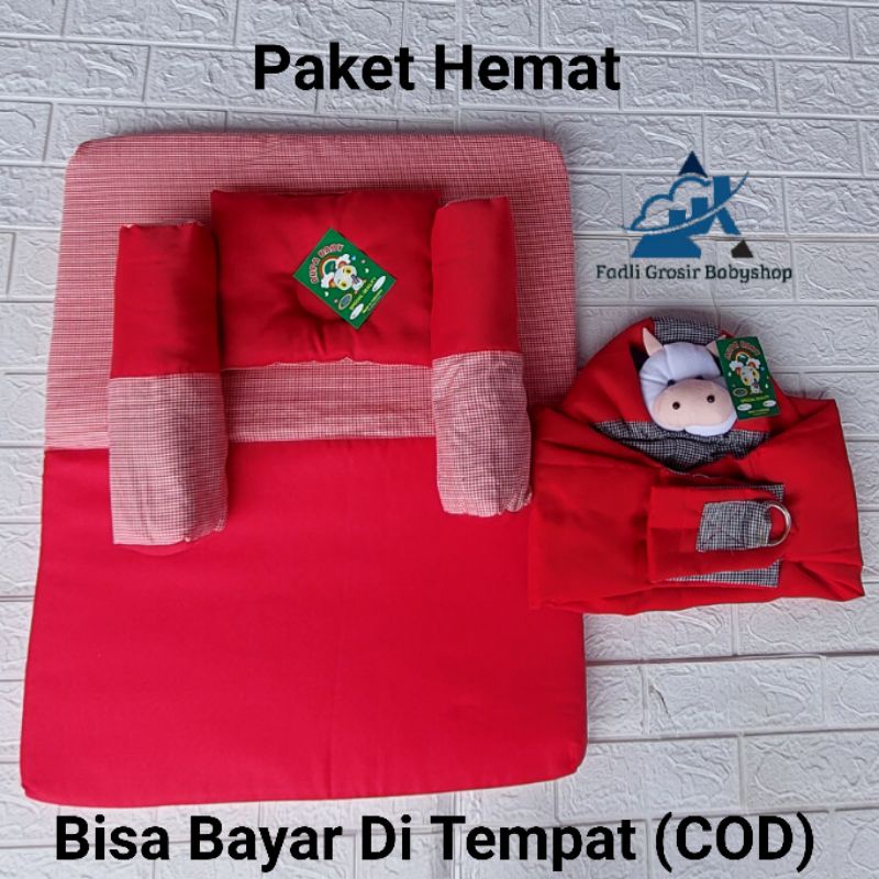 Gendongan Bayi Samping Topi Kerut Dan Kasur Matras Bayi Set Bantal Guling