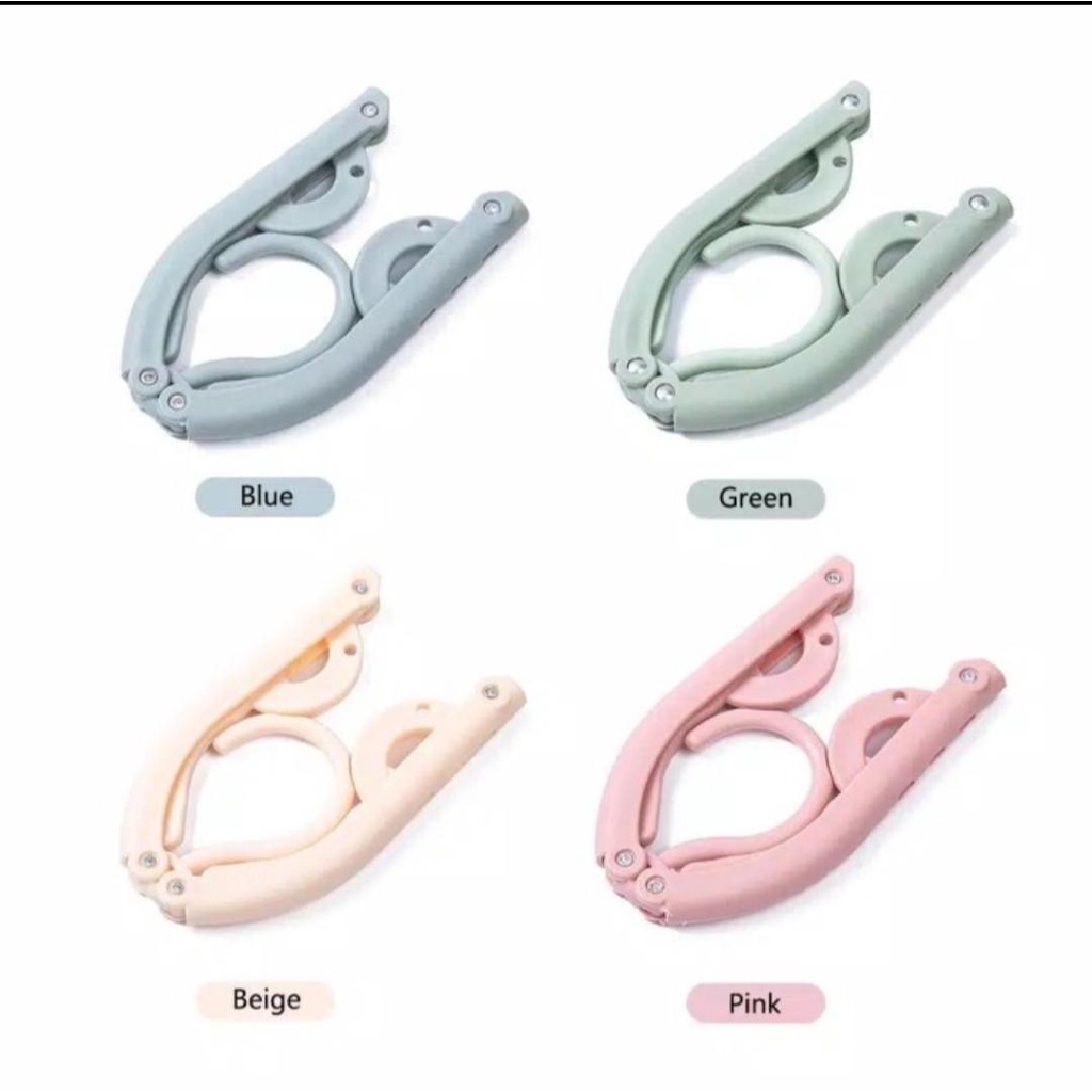 Magic Hanger - Gantungan Baju lipat - Hanger Pakaian Serbaguna - Travel Hanger