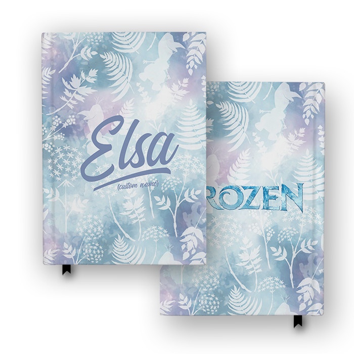 

Buku Catatan Frozen Hardcover Agenda Diary Jurnal Notebook Custom Nama