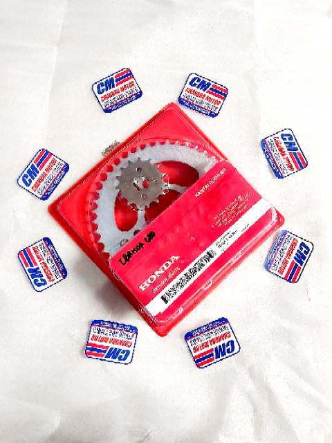 Gear gir rantai set  gearset new cbr150R led  CBR 150 R led asli HONDA AHM 06401-K45-N41