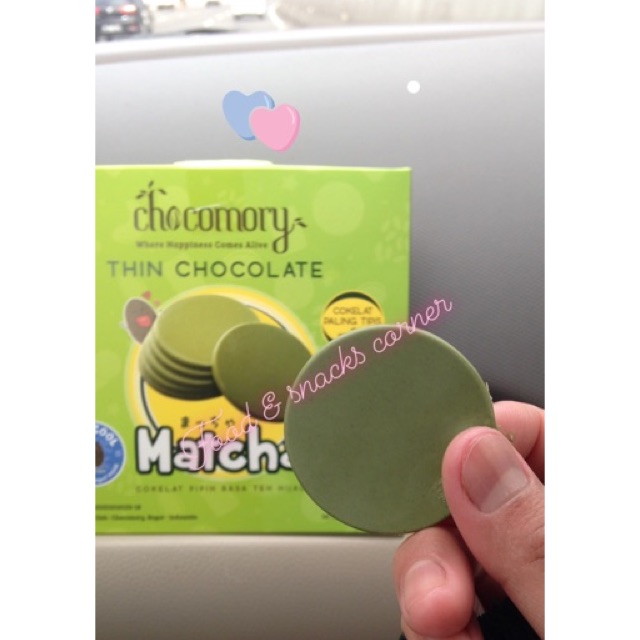 Matcha thins Choco Chocomory Cimory