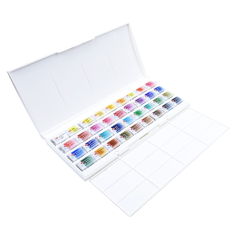 Jual White Nights Nevskaya Palitra St. Petersburg Watercolor Watercolour Set 36 Colors Full Whole Pan Indonesia|Shopee Indonesia