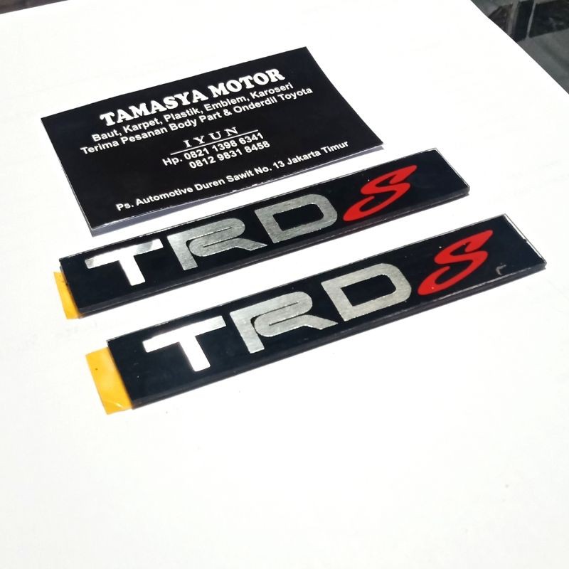 Emblem logo TRD-S AGYA