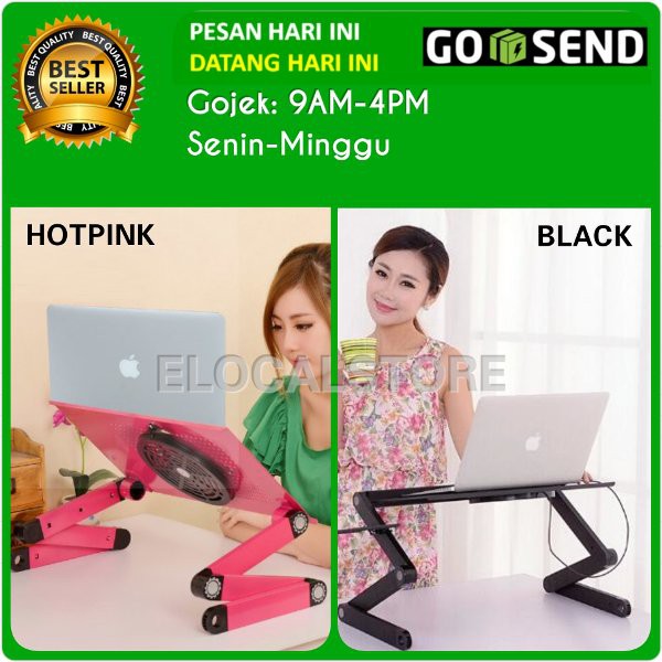 

Baru Meja Laptop Portable Aluminium Modis dengan Cooler Fan Termurah