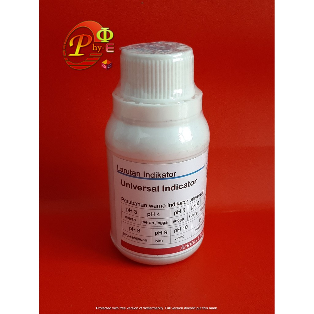 Larutan Universal Indikator 3 - 11pH | pH Universal Indikator