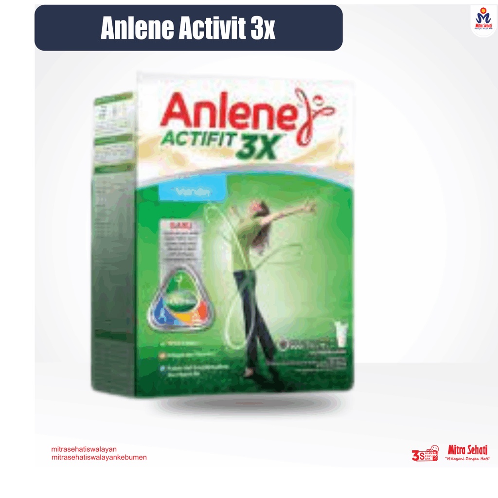 

SUSU ANLENE GOLD PLUS, SUSU ANLENE ACTIFIT 3X RASA VANILLA, COKLAT [ Mitra Sehati Swalayan ]