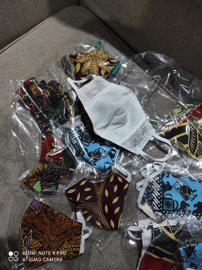 Masker Batik Anak 3 Ply Dan 2 Ply