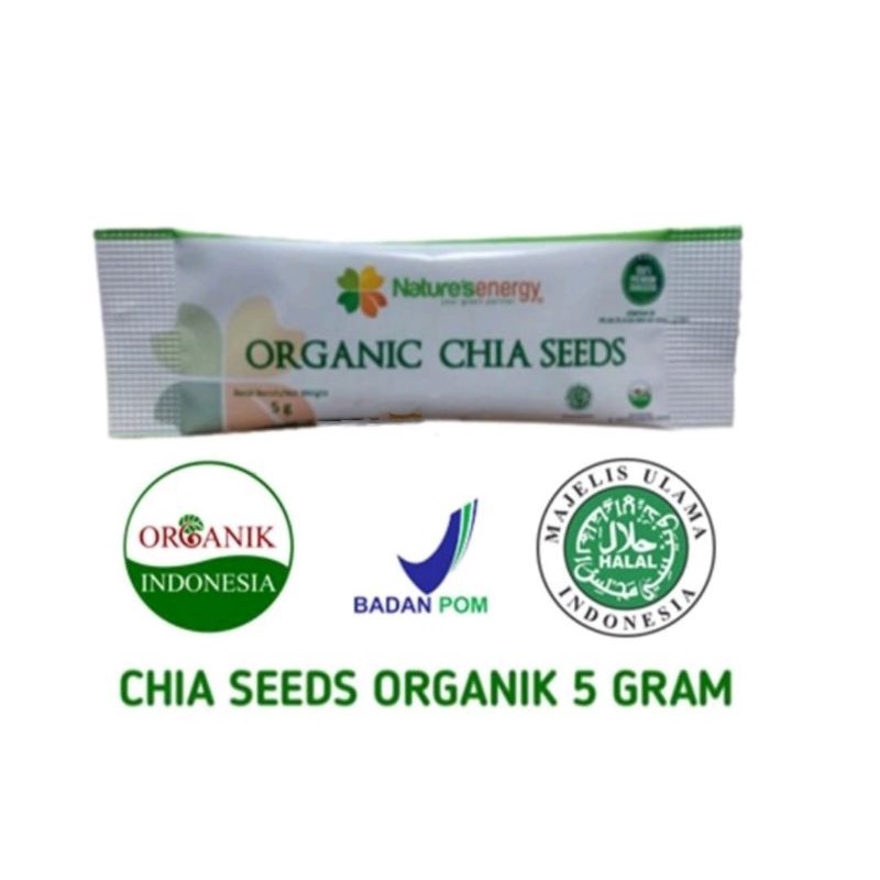 

Nature's Energy Organic Black Chia Seed Sachet 5gr