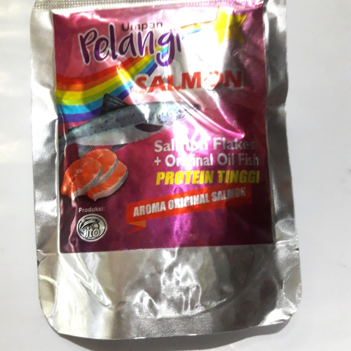 umpan pelangi salmon