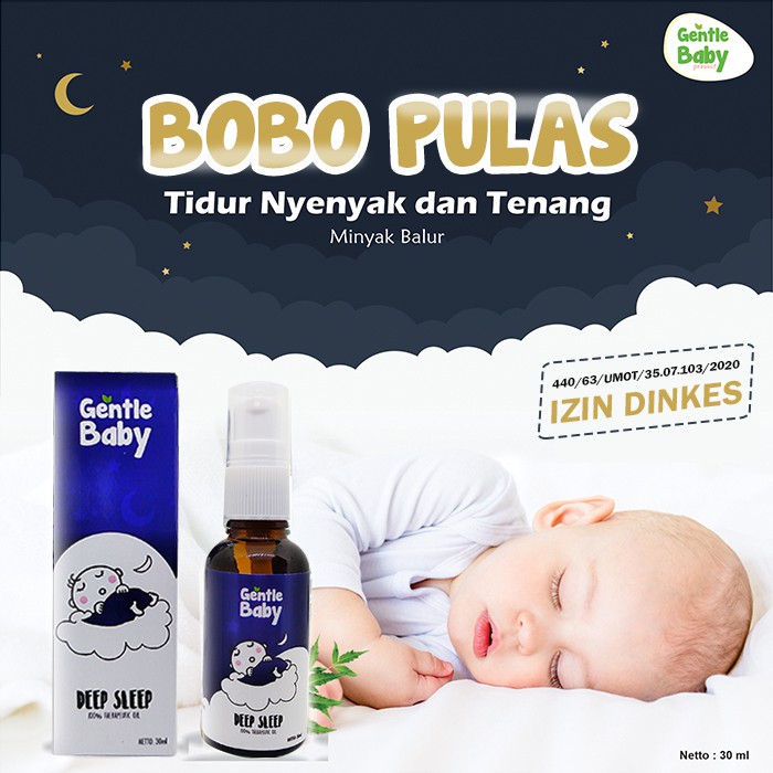 PERAWATAN BAYI BABY OIL MINYAK TELON GENTLE BABY DEEP SLEEP BAYI TIDUR PULAS DAN NYENYAK BB1