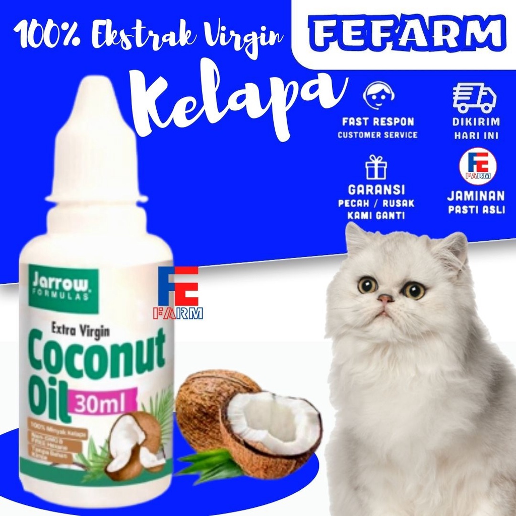 EXTRA VIRGIN COCONUT OIL (VCO) 100% KELAPA MURNI 30ml FEFARM