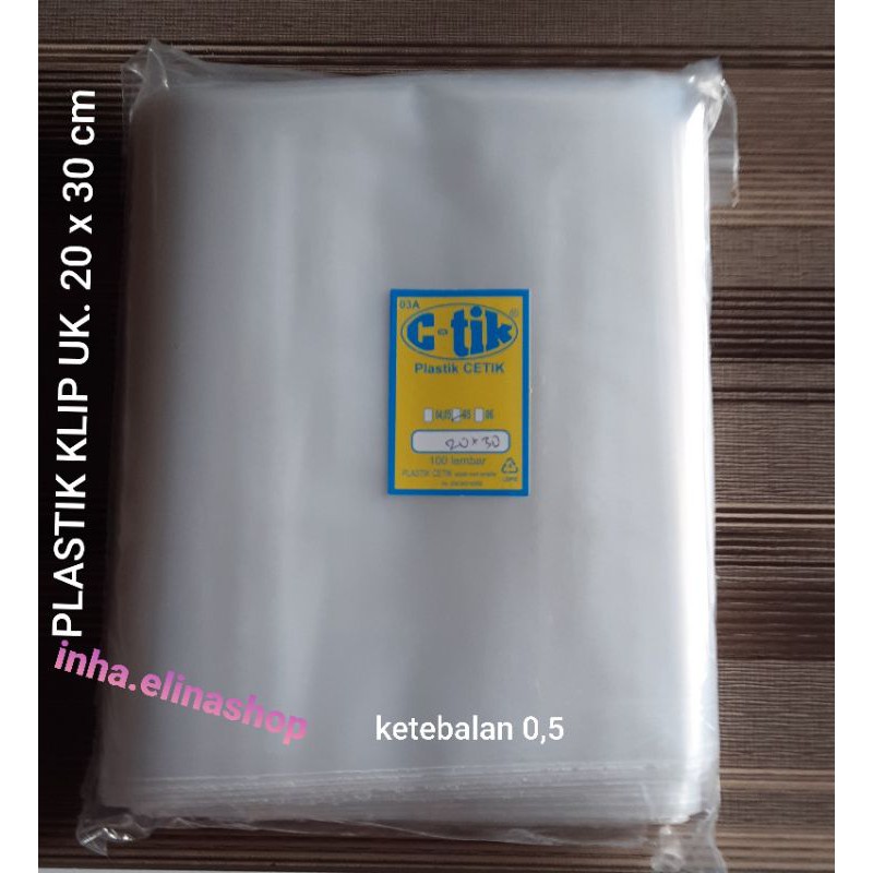 

PLASTIK KLIP 20cm x 30cm C-TIK BENING