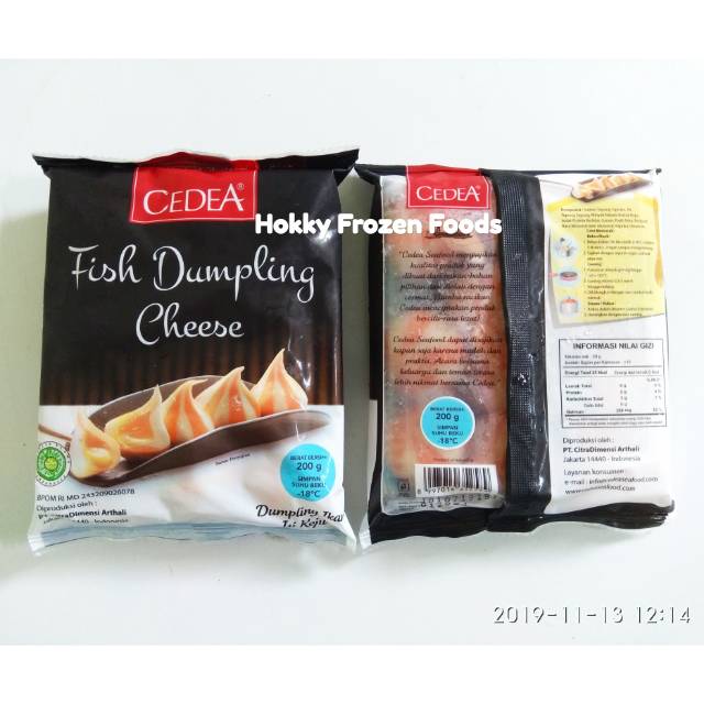 

Fish Dumpling Cheese Cedea 200 gr