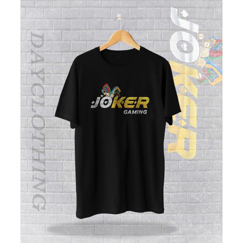 Kaos Pria dan Wanita JOKER-GAMING Game Slot Logo gameplay gaming gamer