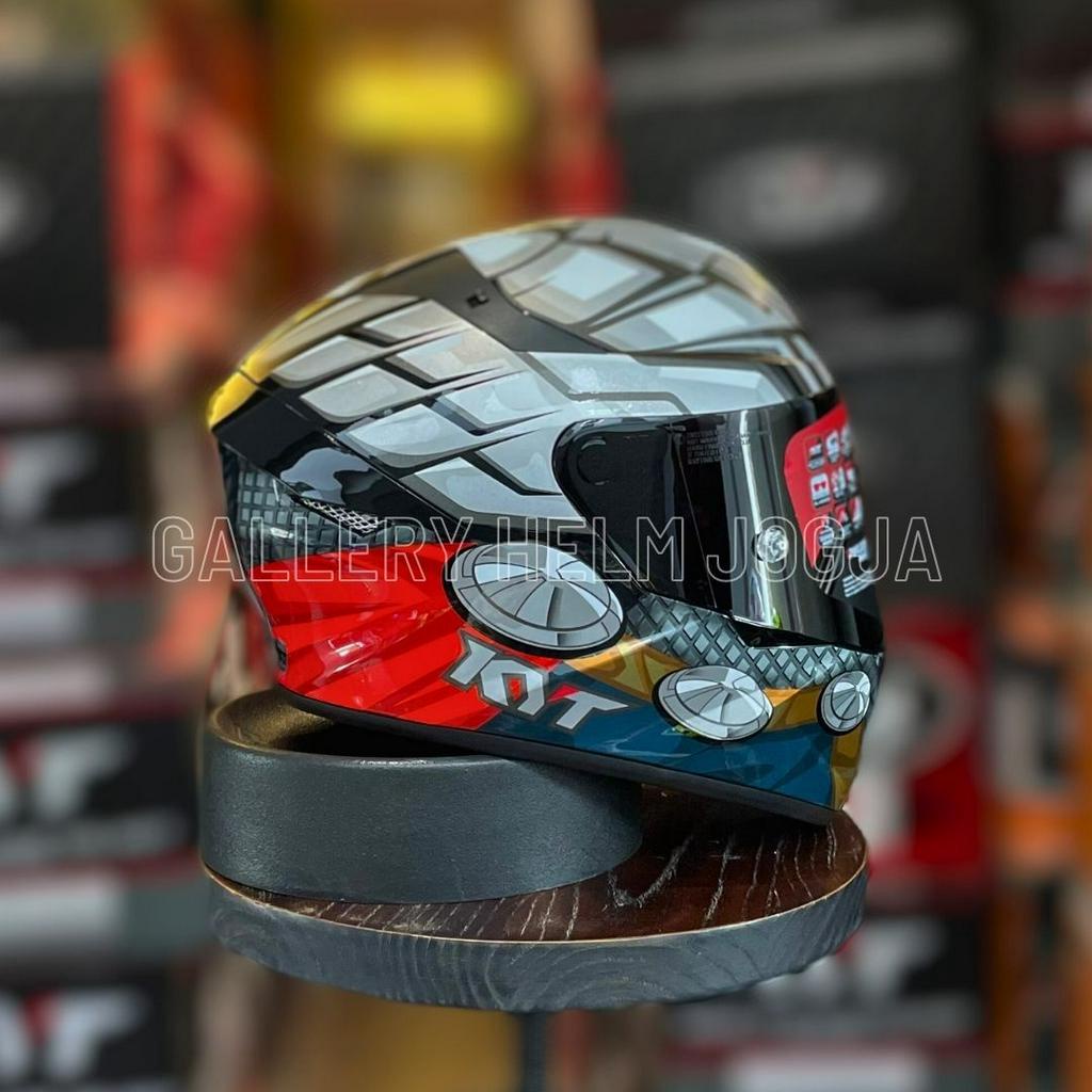 KYT TT COURSE FLAT & PINLOCK MARVEL THOR