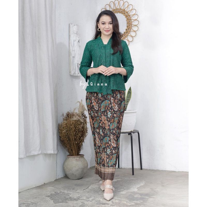 STELAN KEBAYA FLOY BROKAT/KEBAYA MODERN/KEBAYA KONDANGAN/KEBAYA ACARA/KEBAYA