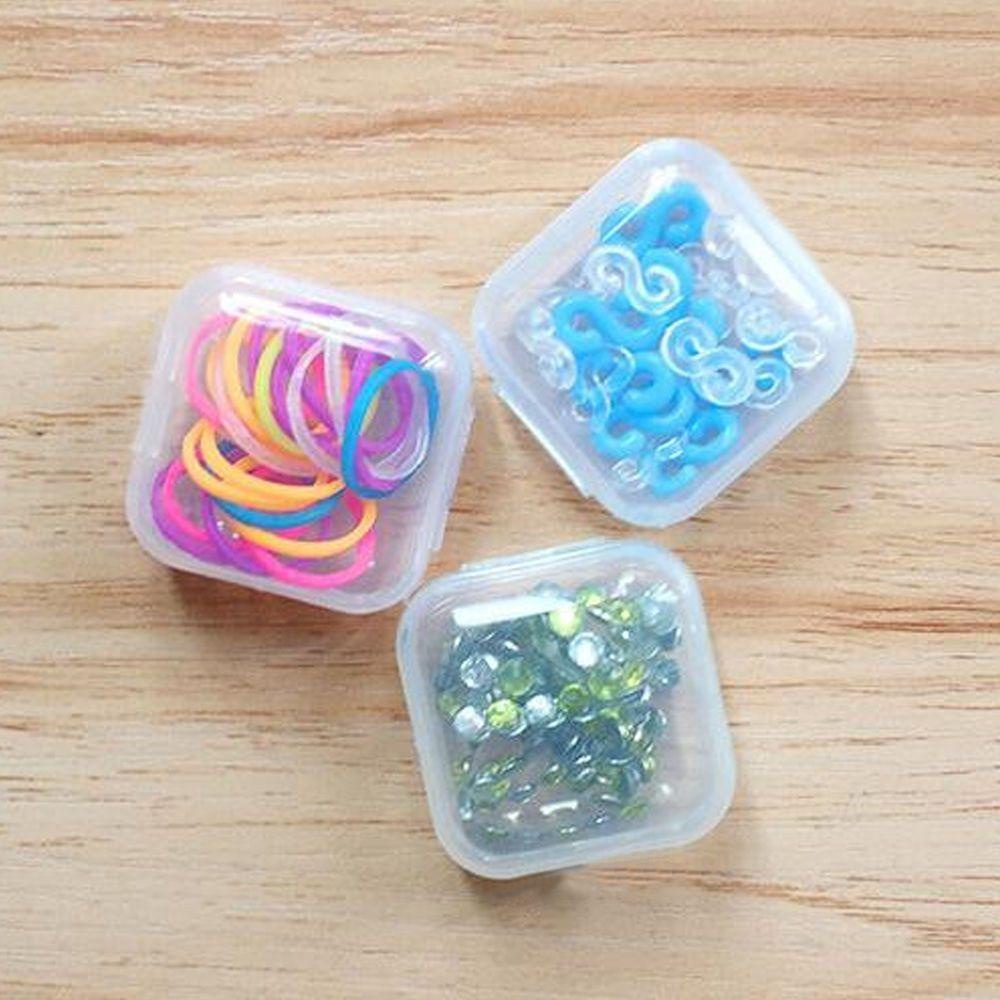 Suyo 20Pcs Mini Storage Box Peti Mati Bening Populer Baru