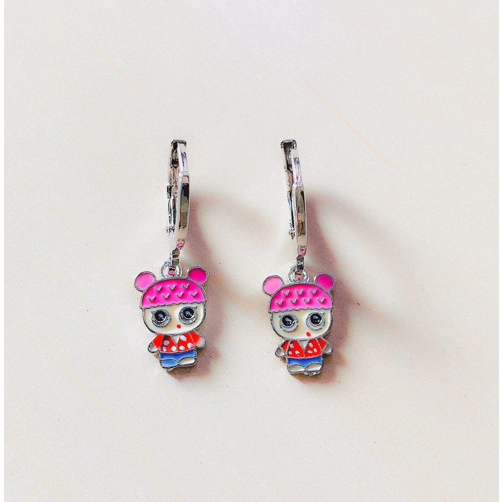 Anting Anak Lol Pink Silver Xuping