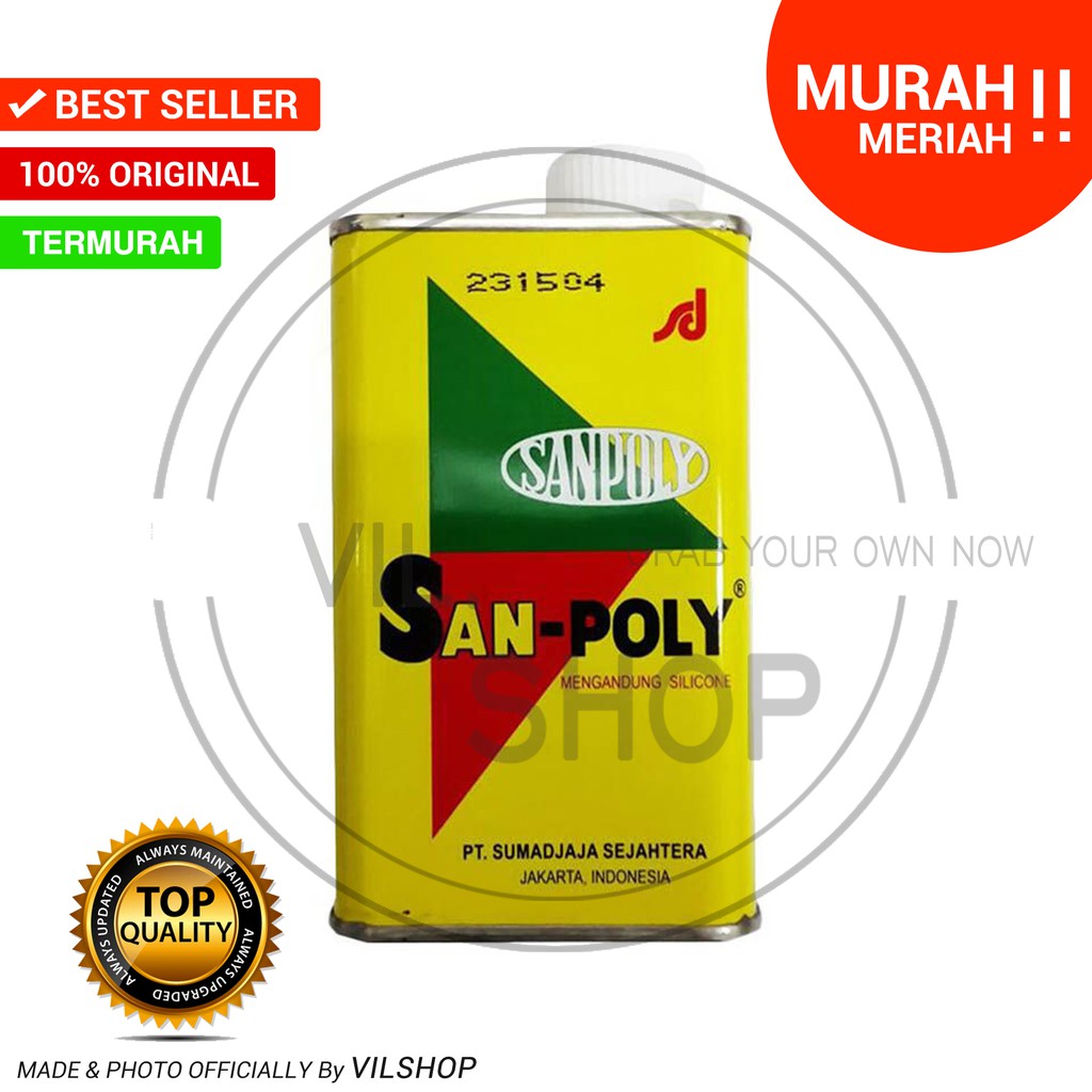 SANPOLY 250 ML CAIRAN PEMBERSIH PENGKILAP PENGKILAT