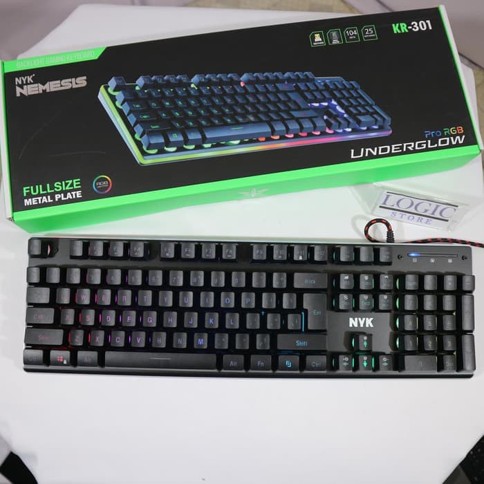 KEYBOARD GAMING NYK KR-301 RGB UNDERGLOW