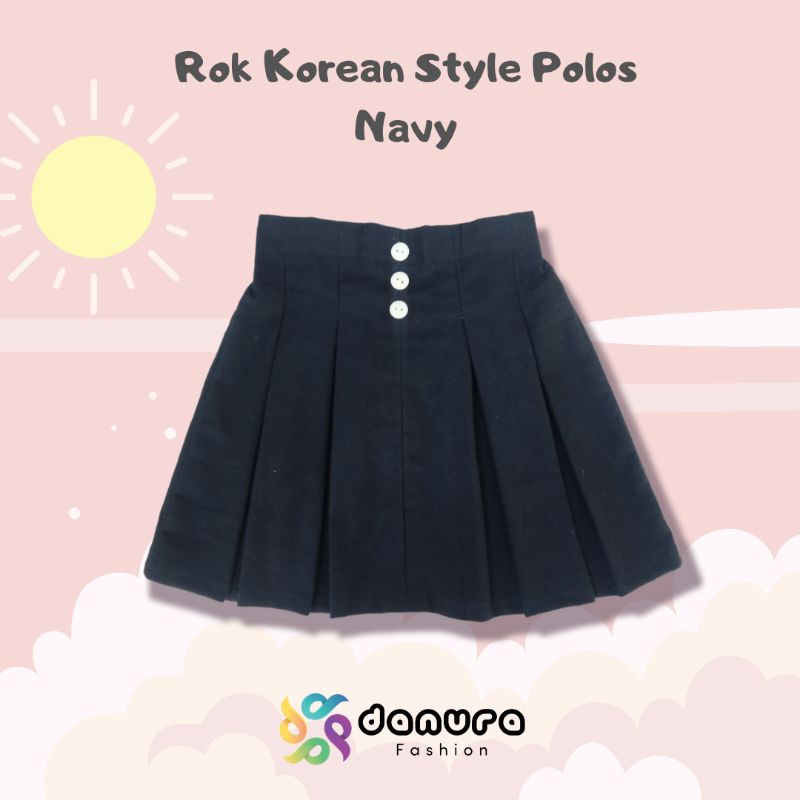 ROK KOREAN POLOS//ROK ANAK