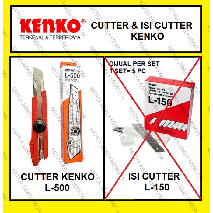 

Gilaa!!! Cutter Besar Kenko L-500 Terbatas