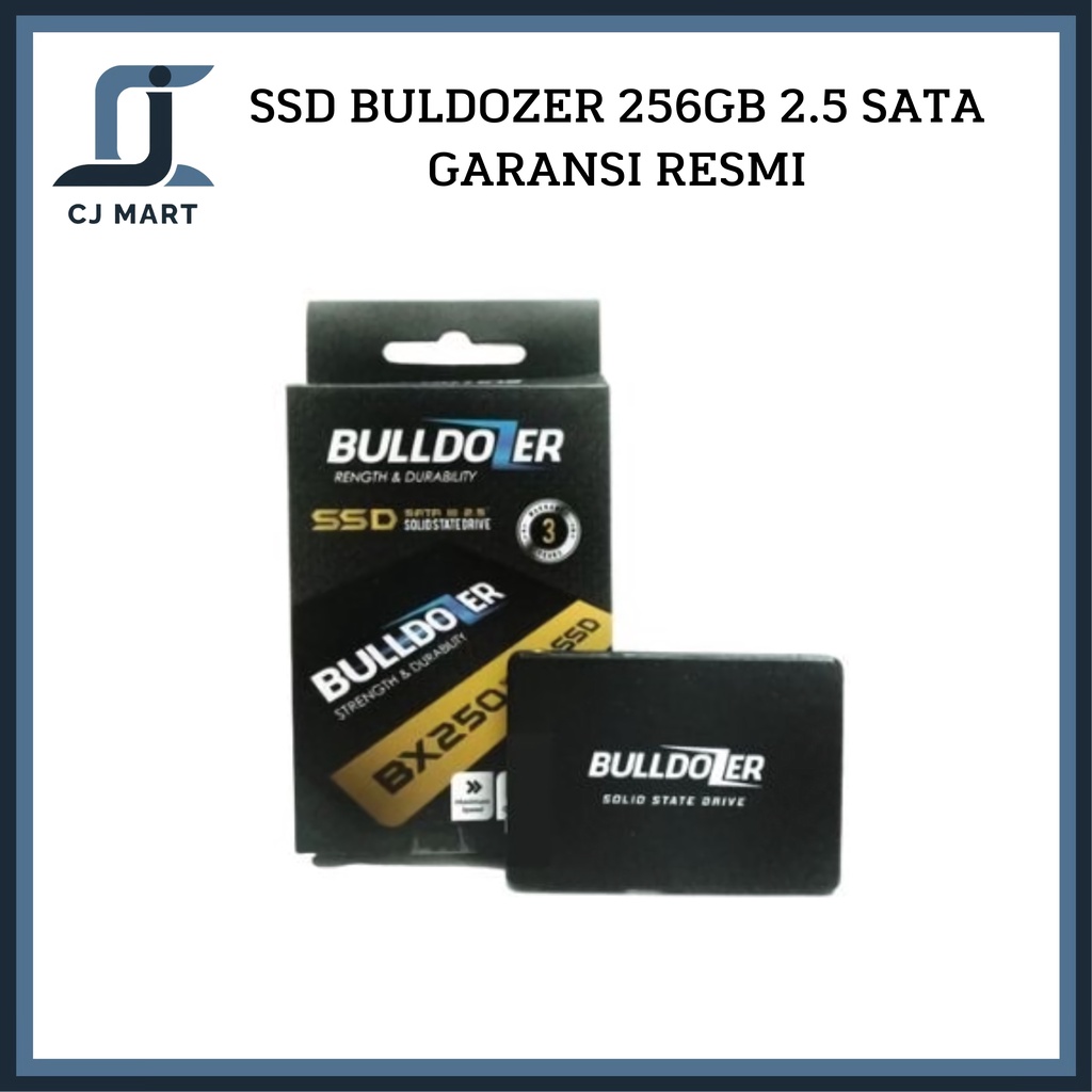 SSD BULDOZER 256GB 2.5 SATA GARANSI RESMI