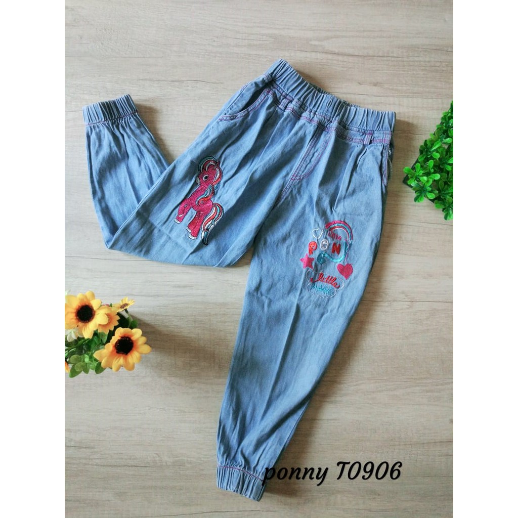 CELANA JEANS LITTLE PONY ANAK PANJANG