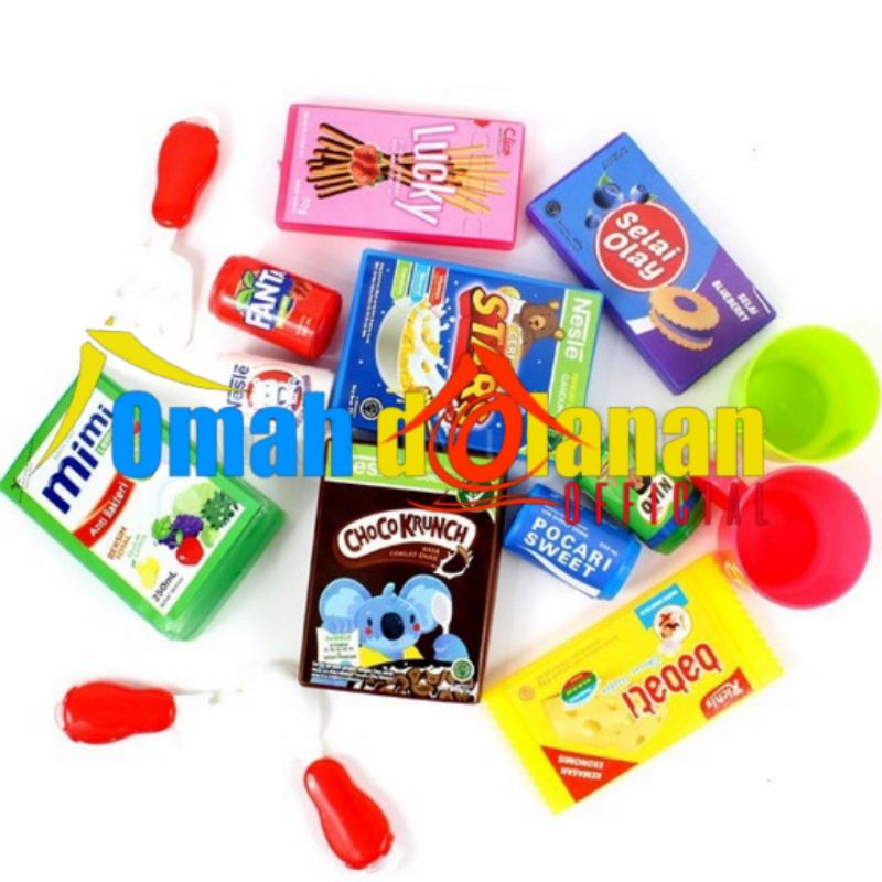 OMAH DOLANAN_MAINAN ANAK MAINAN BELANJA ALFAMART MAINAN BELANJA PASAR MAINAN FOOD&DRINK LENGKAP KGP1