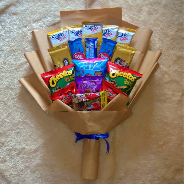 Bouquet Snack Snack Buket Buket Wisuda Buket Snack Shopee Indonesia